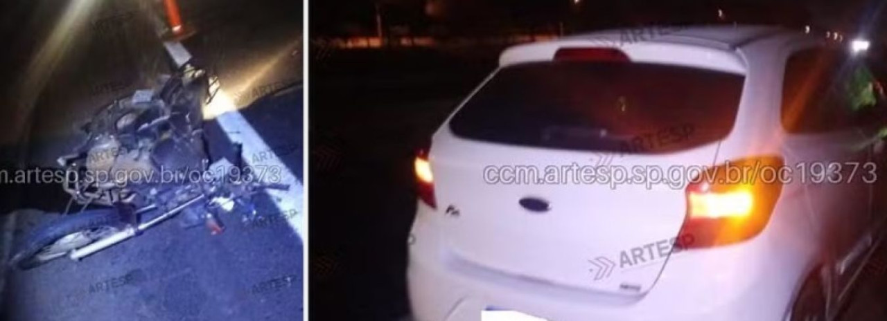 Motociclista morre após ser atingido por carreta e atropelado por carro em rodovia