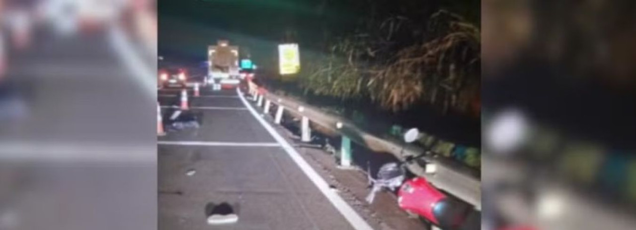 Motociclista cai após pneu furar, é atropelado por motorista embriagado e morre