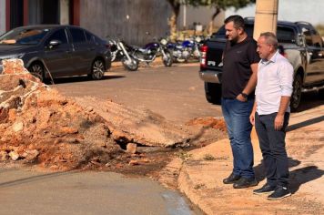 Auriflama avança em obras de infraestrutura no bairro Colinas Parque