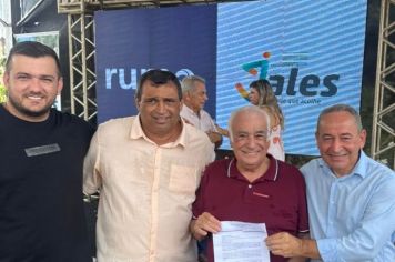 Políticos de Auriflama reforçam pedido de emenda parlamentar para saúde em encontro com deputado federal