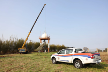 Radar que detecta eventos meteorológicos extremos a 100 km de distância é instalado