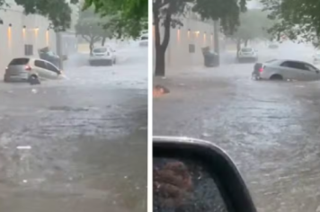 Chuva forte provoca estragos na região