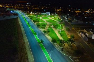 Prefeitura de Guzolândia conclui instalação de nova iluminação em LED na avenida João Tim