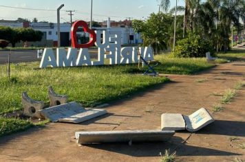 Vandalismo na Praça Rotary indigna moradores e autoridades