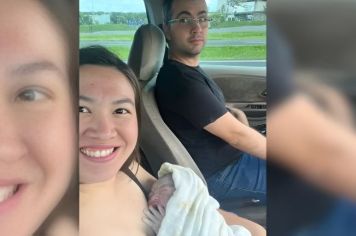 Pai faz parto do 5º filho dentro de carro em acostamento de rodovia, diz ‘a ficha não caiu’