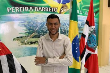 Luiz Guilherme: o mais jovem vereador da história de Pereira Barreto
