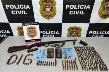 Homem é preso suspeito de comércio ilegal de arma de fogo em Votuporanga