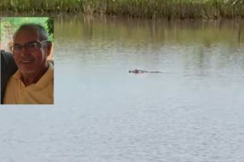 Corpo de aposentado é encontrado ao lado de jacarés em açude
