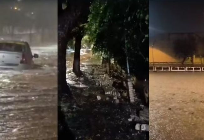 Temporal atinge Auriflama, alaga vias, deixa motoristas ilhados e afeta abastecimento de água na região