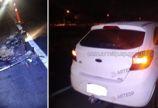 Motociclista morre após ser atingido por carreta e atropelado por carro em rodovia