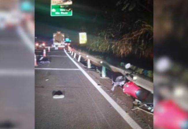 Motociclista cai após pneu furar, é atropelado por motorista embriagado e morre