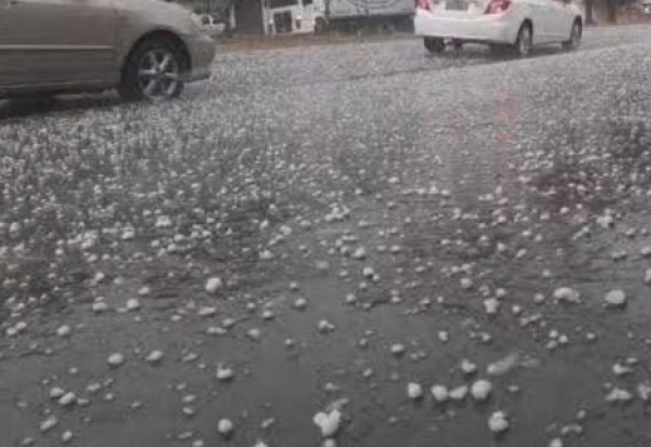 Cidades da região noroeste paulista registram chuva de granizo