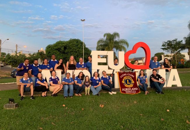 Lions Clube de Auriflama recebe jovem intercambista da Noruega
