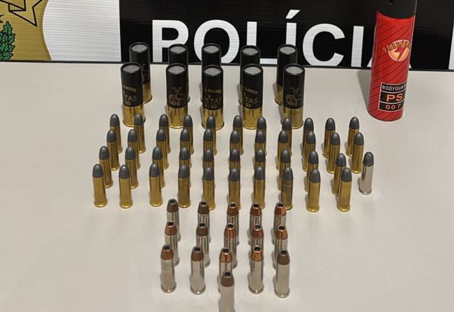 Polícia Civil apreende munições na casa de homem investigado por ameaças contra ex-companheira