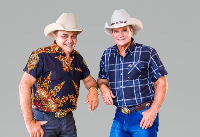 Renomada dupla Gino & Geno se apresentam na 35ª Festa do Peão de Nova Luzitânia